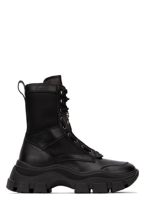 prada chunky sole combat boot|Prada chunky heel ankle boots.